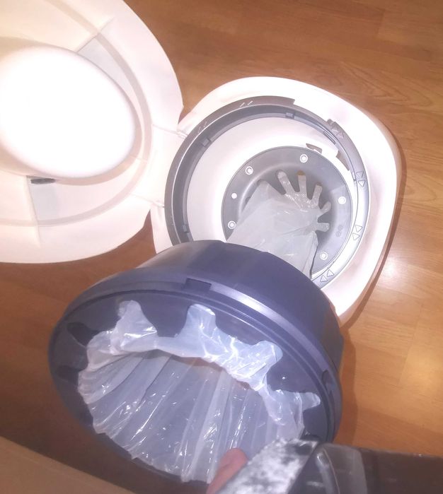 Esterilizador + aquecedor de biberões e balde para fraldas anti-odor