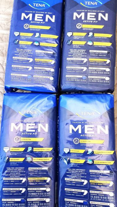 TENA MEN wkładki level 2 x 4 op.