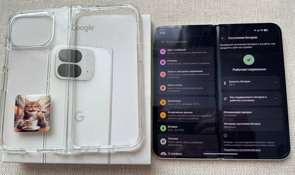 Google pixel 9 pro fold Porcelain 256 Gb