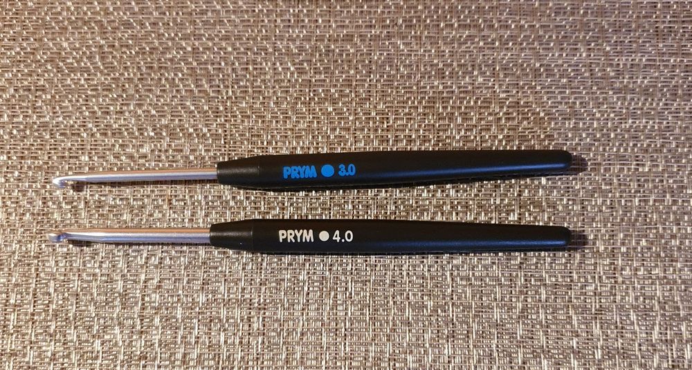 Szydełko PRYM SOFT GRIP 3.0 mm 4.0 mm dwie sztuki