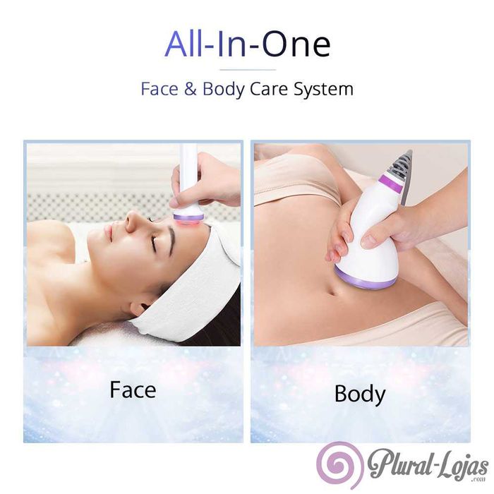 MAQUINA DE CAVITAÇÃO S SHAPE MULTIFUNÇÕES VERSÃO 2.5