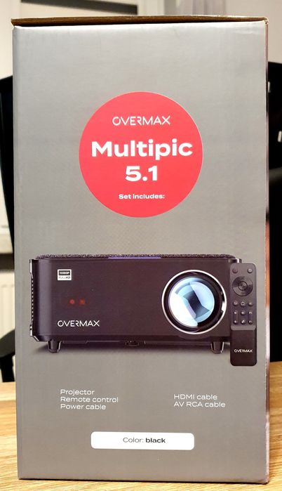BLACK FRIDAY DEAL! NOWY Projektor Overmax Multipic 5.1 LED Full HD