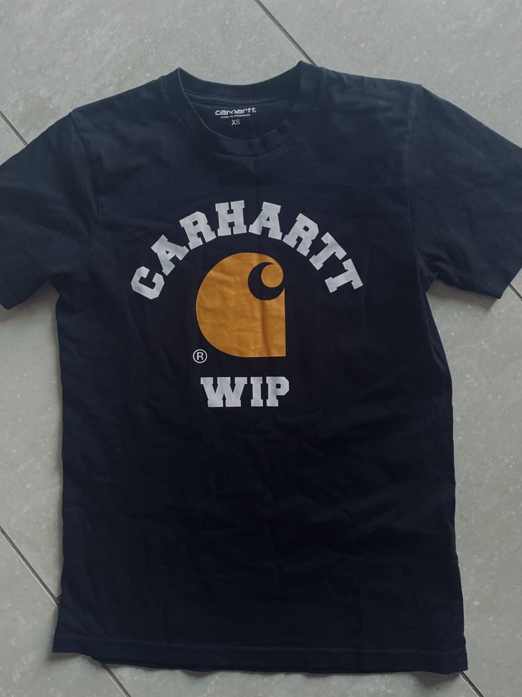 Carhartt koszulka T-Shirt  czarna  r. XS bawełna uniseks jak nowa
