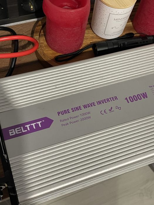 BELTTT, інвертор чистої синусоїди 1000-2000w 24v