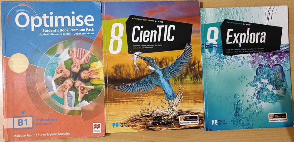 Livros manuais Escolares 6º 7º 8º anos e e Inglês