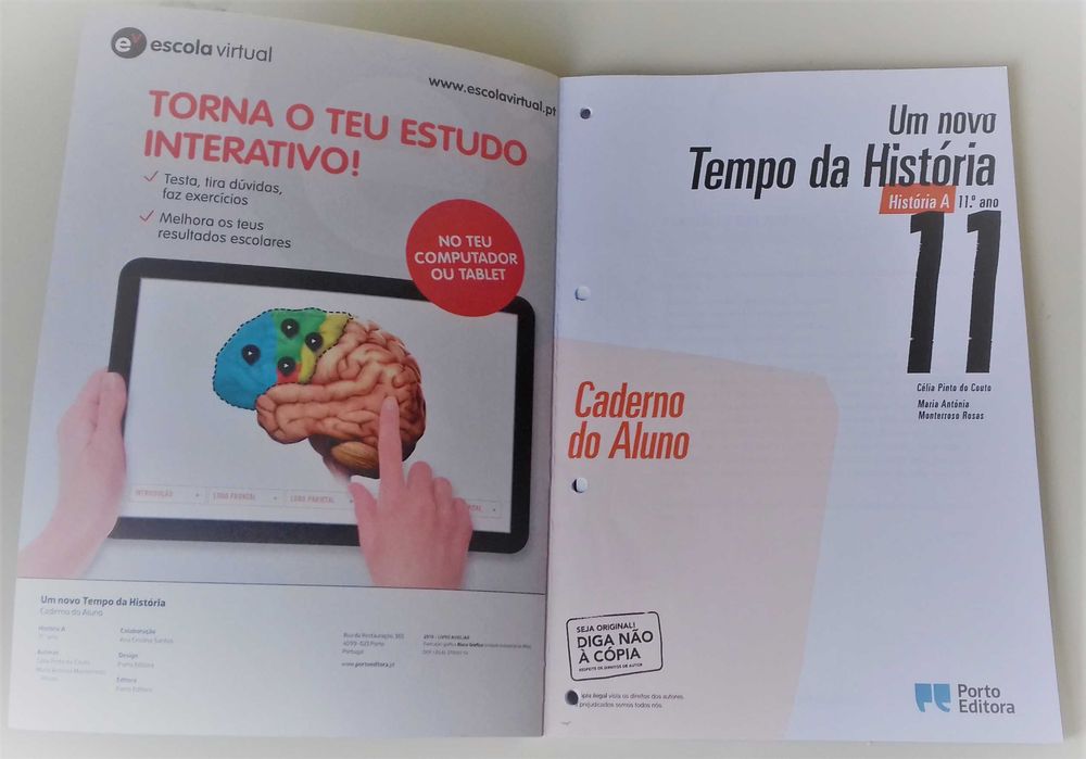 Caderno de atividades de História A - 11.º