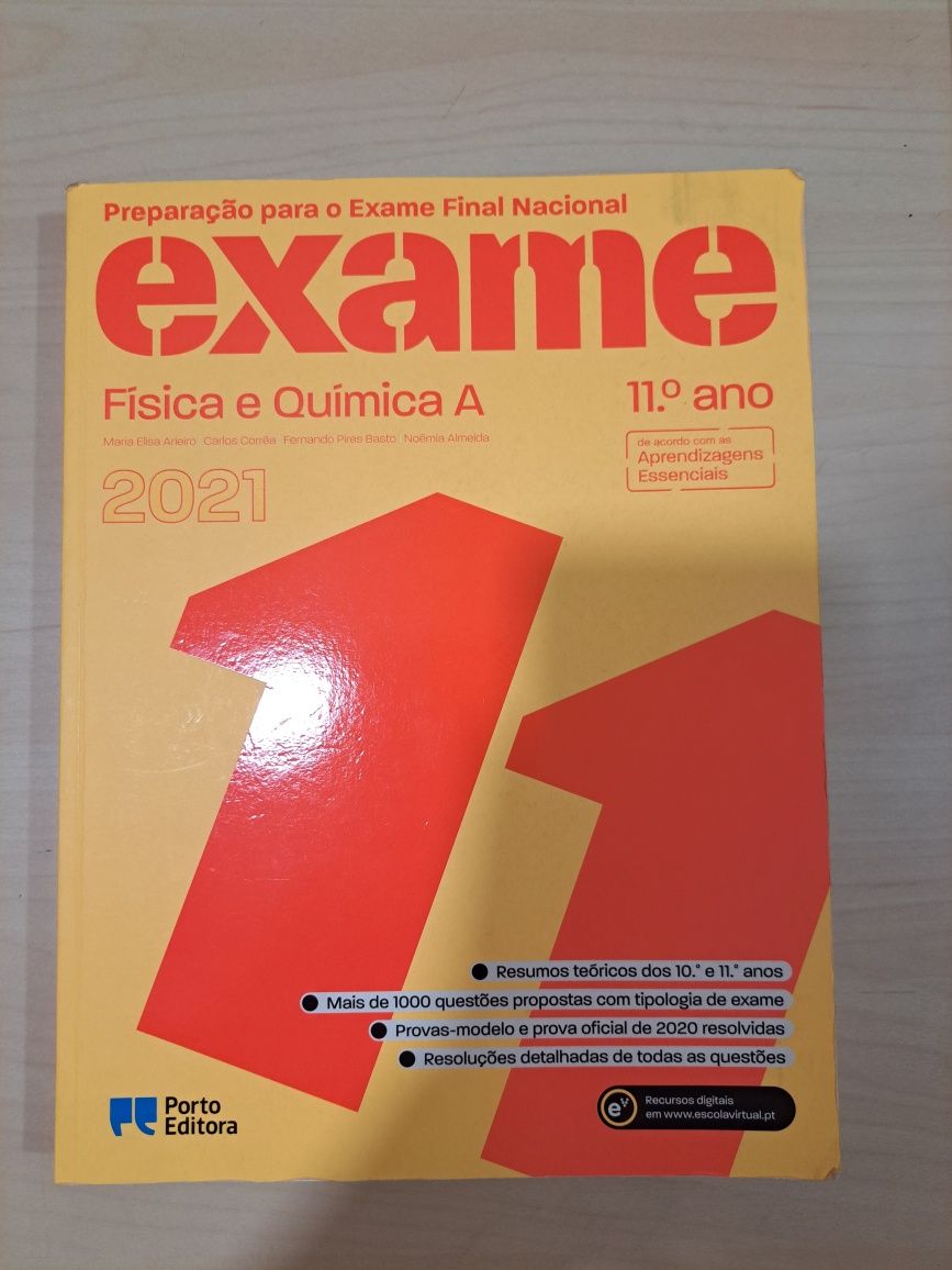 Livro de exercícios de Física e Química A