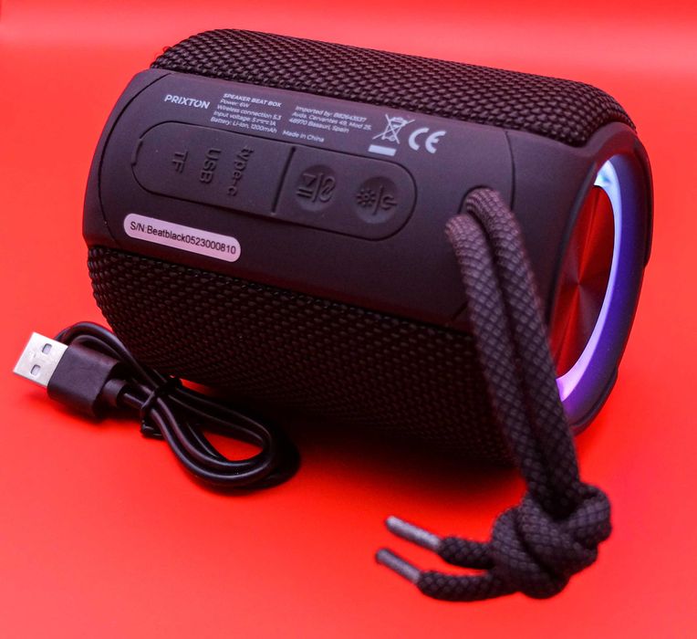 Coluna Portátil Prixton Beat Box Preto