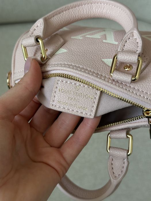 Torebka Louis Vuitton speedy nano mini pink