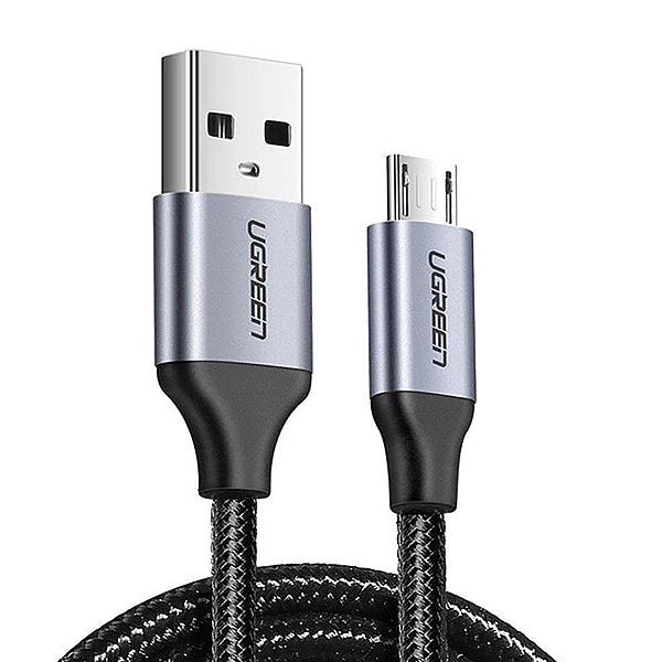 Ugreen kabel przewód Usb - micro Usb 2m szary (60148)