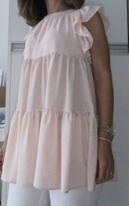 Paros Blouse MAHRLA x Maryzinha, tamanho S/M, rosa