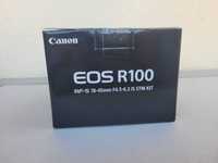 Máquina Fotográfica CANON EOS R100 + RF-S 18-45mm IS STM, nova, Kit