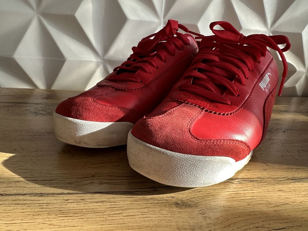 Buty męskie adidasy czerwone Puma SF Roma Ferrari 44.5