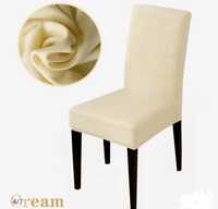 Pokrowce na krzesła elastyczny materiał różne kolory