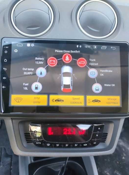 Radio 2din Android Seat IBIZA 2GB Nawigacja, Bluetooth, DSP, Raty