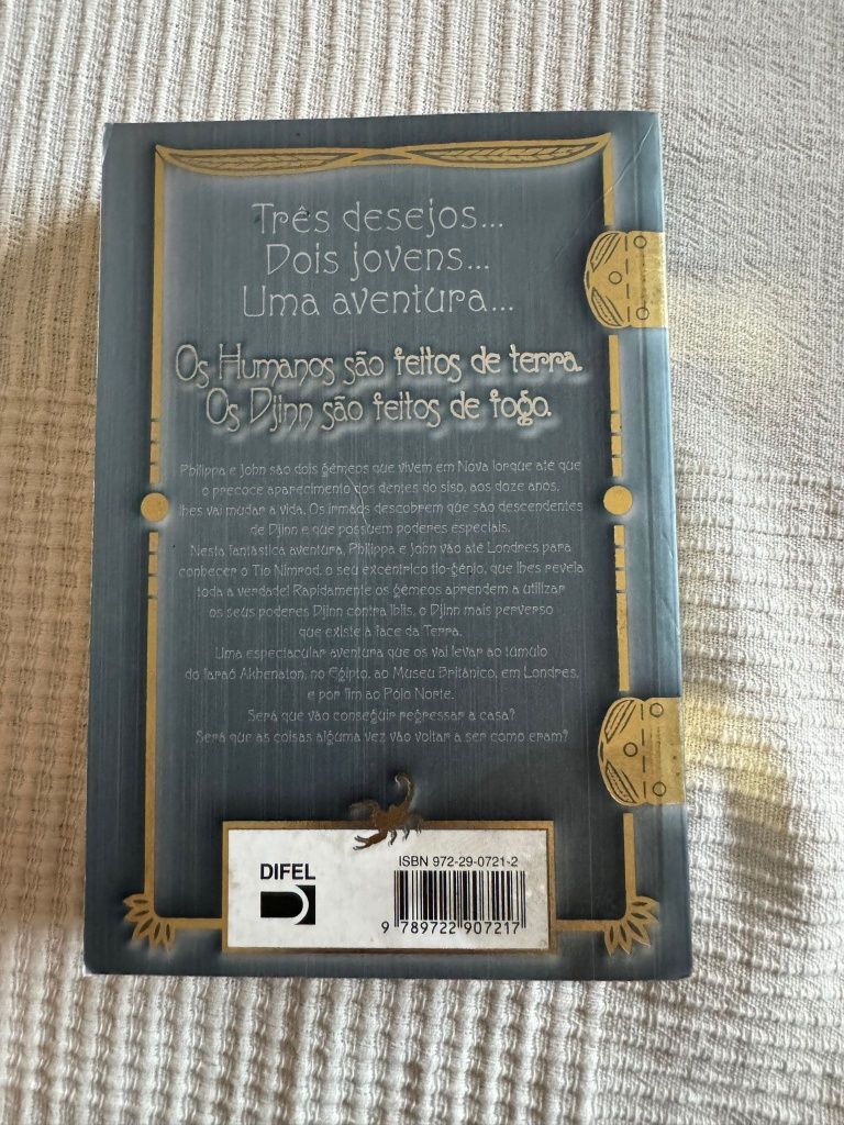 Livro "Filhos da Lâmpada"