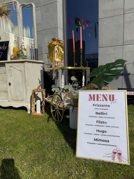 Mobilny bar | Prosecco bar | Bar na wesele - wolne terminy 2026