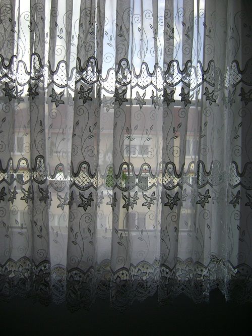 Firany gipiura do 2 pokoi