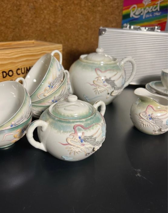 Limoge Porcelana Conjunto Chá