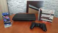 PlayStation 3 Super Slim 500GB + Gry i Pad