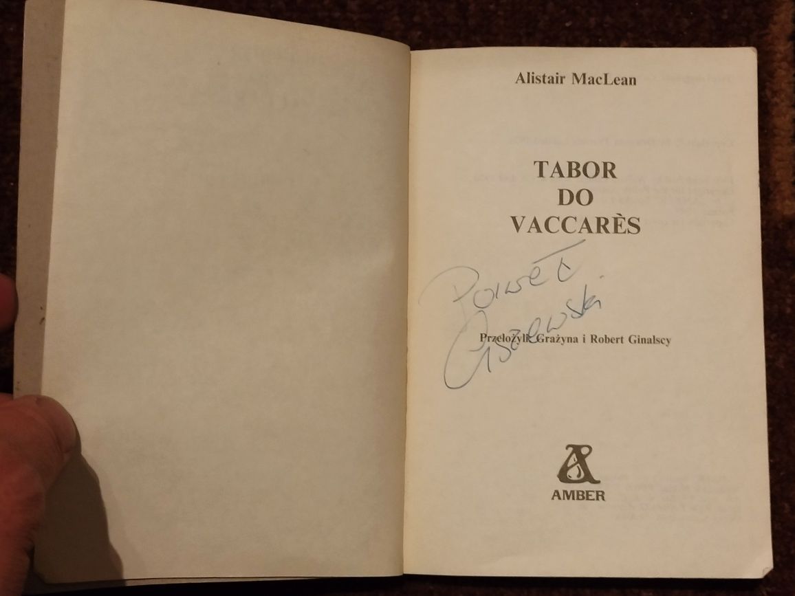 Tabor do Vaccares Alistair Maclean