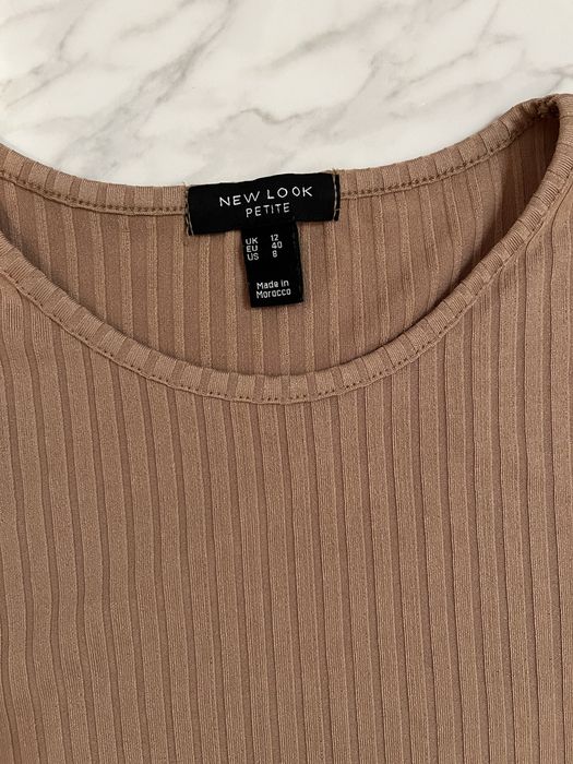 Сукня в рубчик платье миди