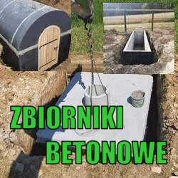 Zbiorniki betonowe Piwnice Ziemianki Szamba betonowe