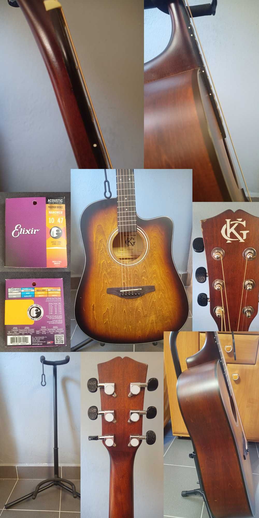 Gitara akustyczna KANSAS GROUP - ZAMIANA na gitarę basową