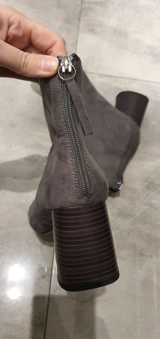 Nowe botki Dorothy Perkins Rozmiar 41 szare kozaki