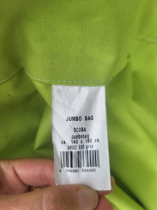 Poduszka pufa fotel worek z granulatem styropianowym Jumbo Bag 140x180