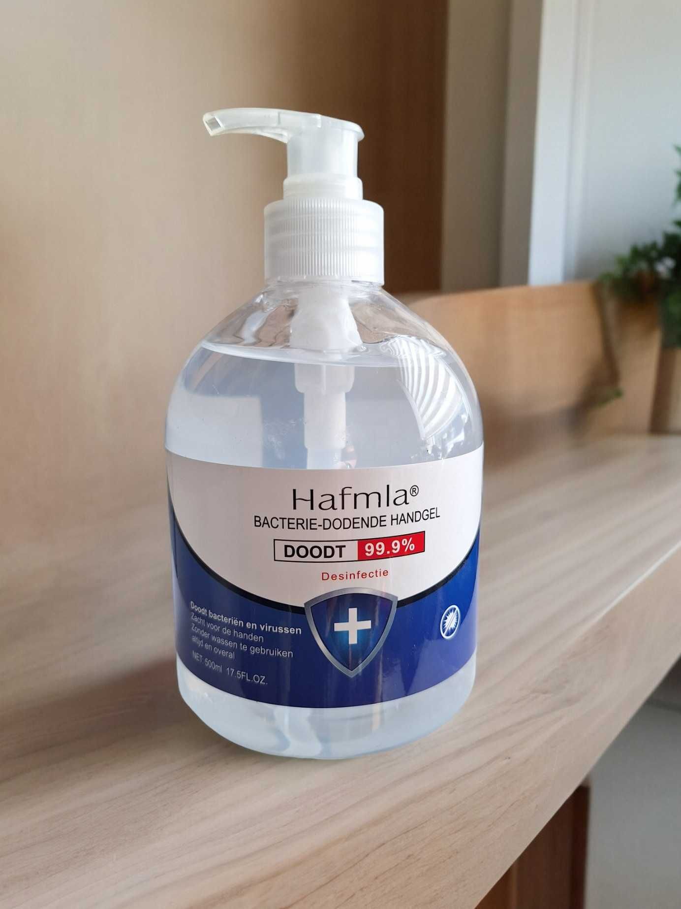 Płyn Dezynfekujący żel antybakteryjny do rąk 0,5l z pompką dezynfekcja