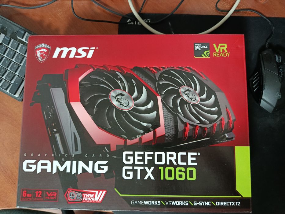 Видеокарта msi gtx 1060 gaming 6gb как новая