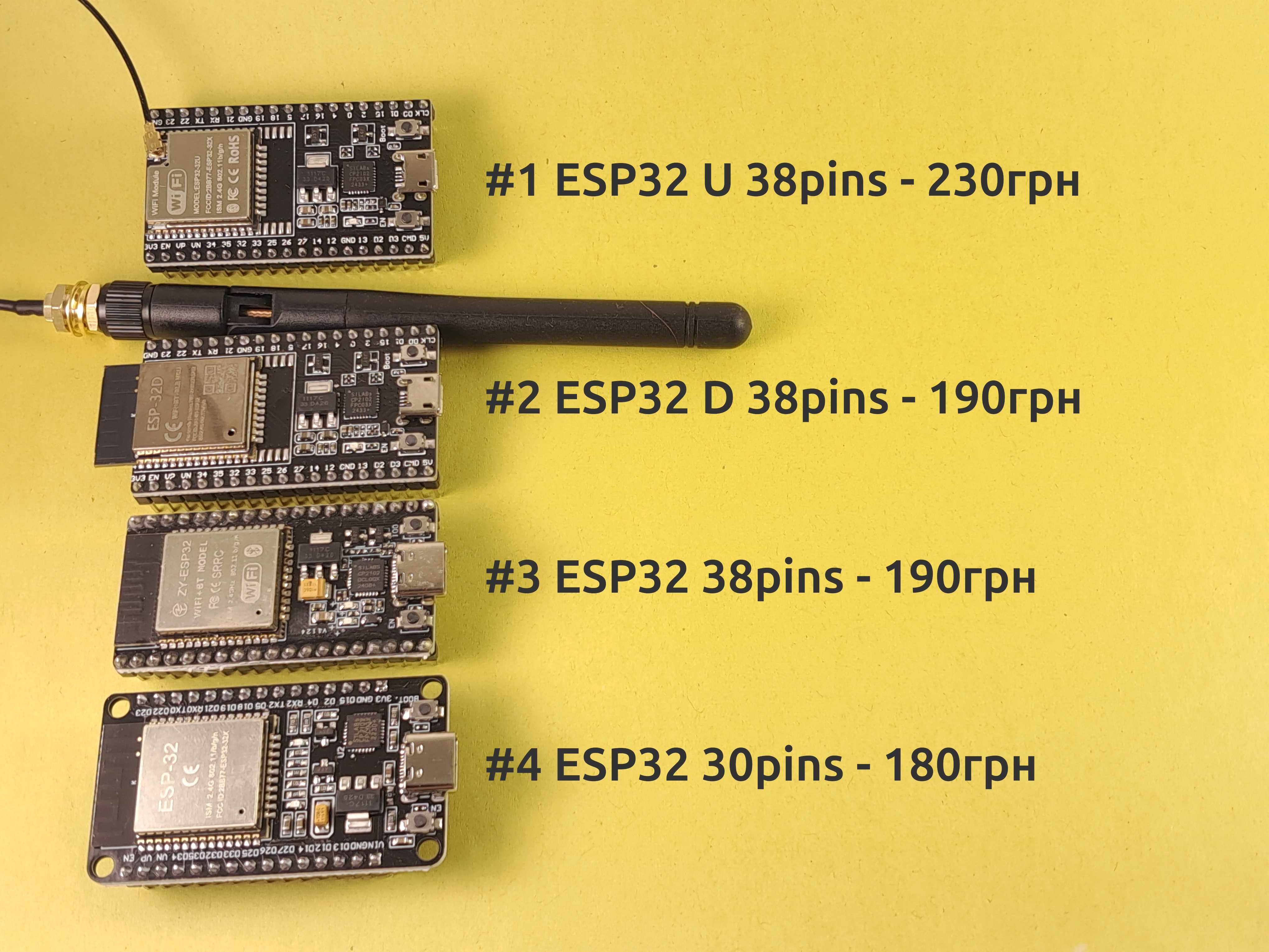ESP32; ESP32-C3; ESP32-C6; ESP32-S3; CAM; ESP8266; ESP-01S