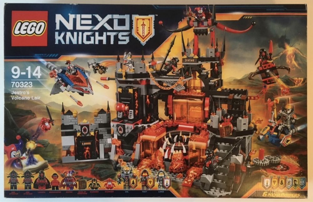 LEGO Nexo Knights 70323 Wulkaniczna kryjówka Jestro