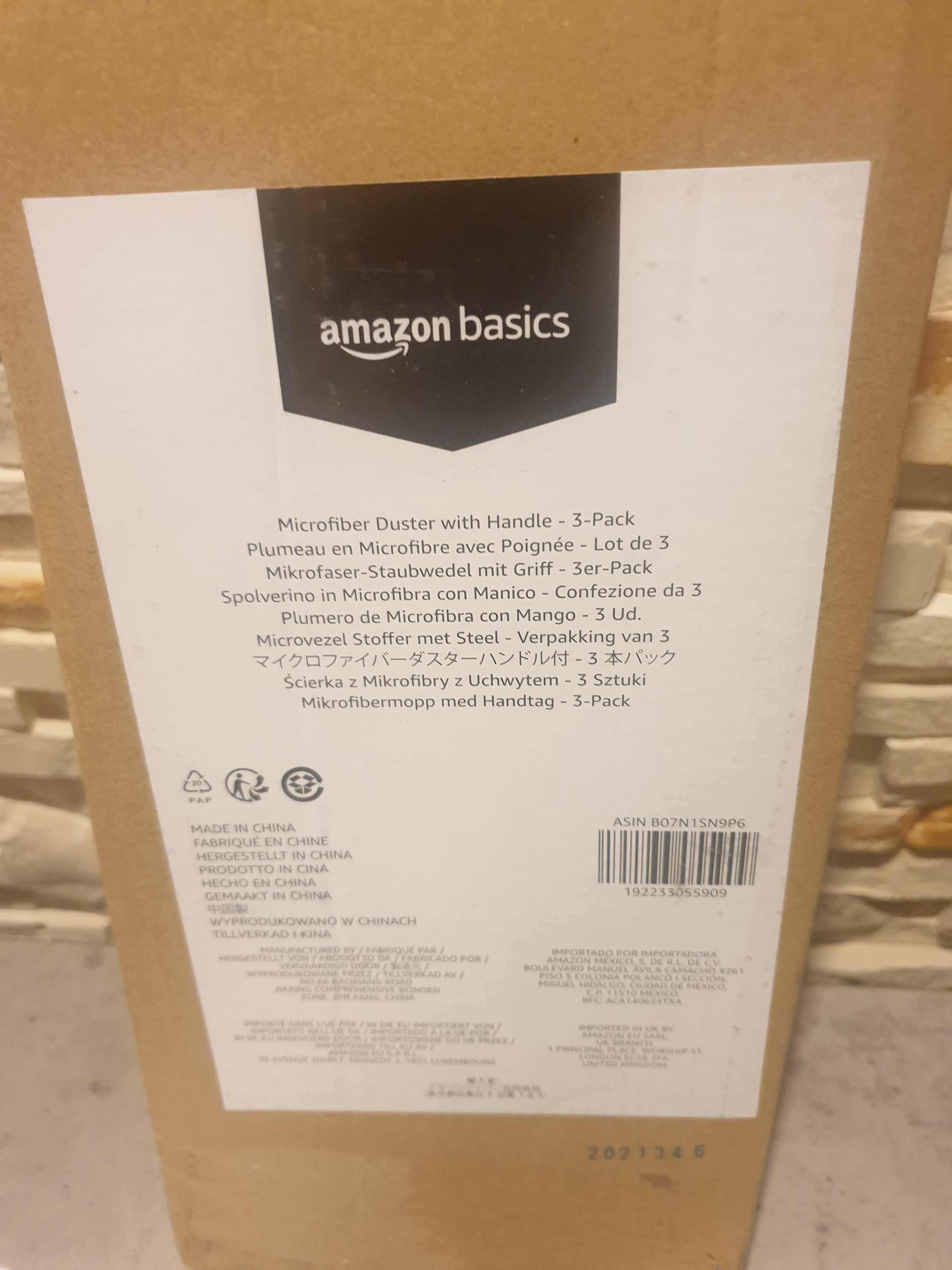 Amazon Basics 3-pak miotełek do kurzu z mikrofibry