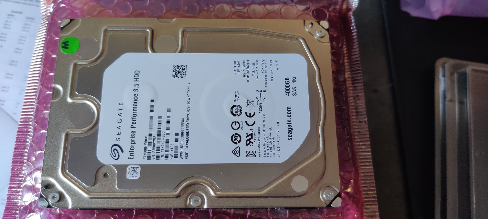 HDD 3.5 Seagate SAS - 4TB 4Kn SAS-3 12Gbps 10K