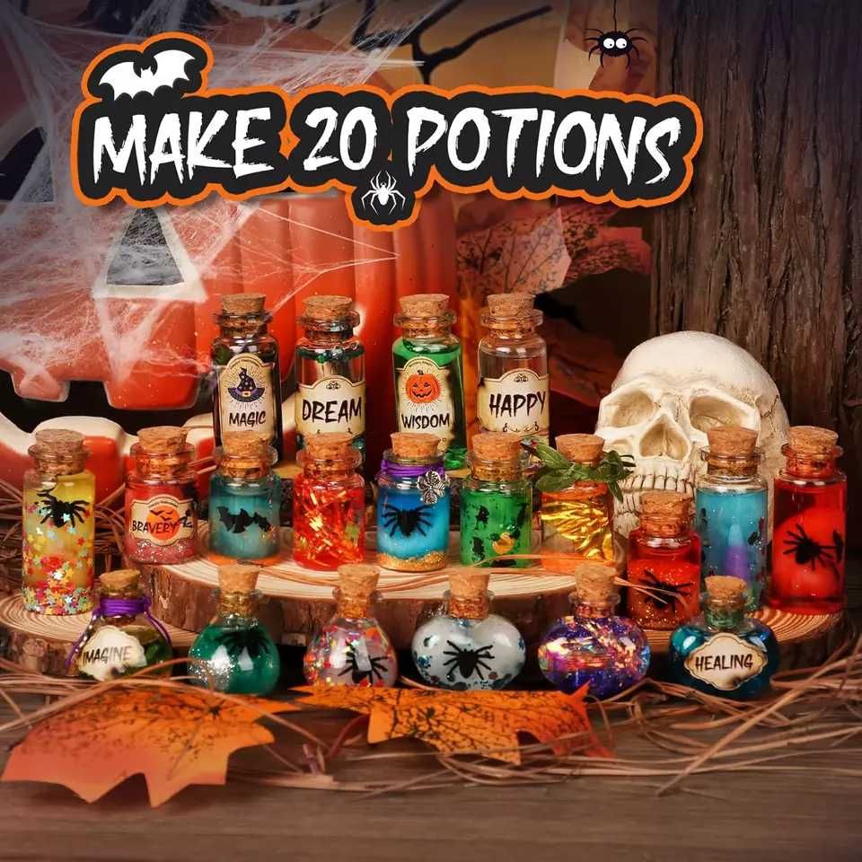 DECOHOME KREATYWNY MAGICZNY ZESTAW robienia mikstur czarodzieja