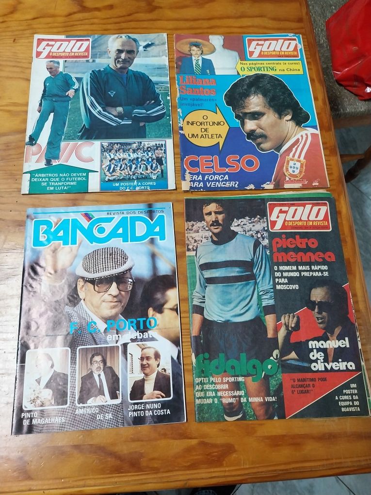 Revistas antigas de desporto