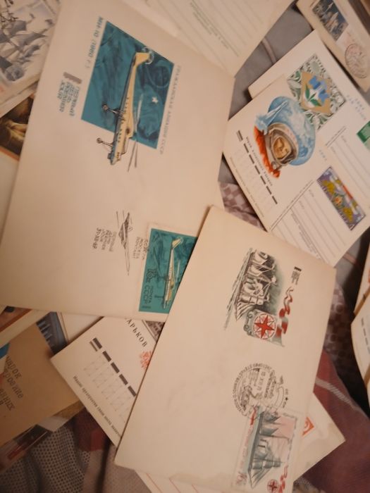 Продам  филателистические конверты и карточки