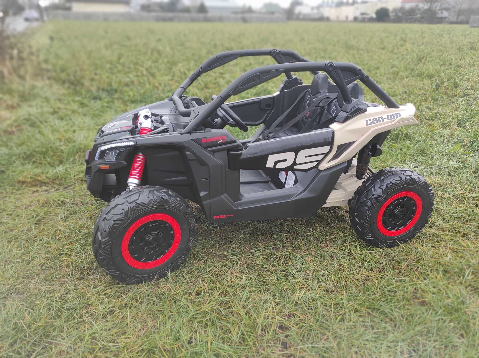 Pojazd Buggy CAN-AM Maverick 3 Turbo RR Czarny 4x200w