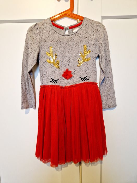 Sukienka świąteczna rozmiar 116 cm