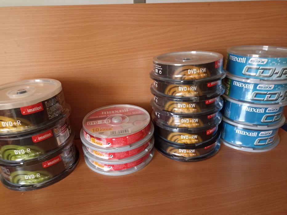DVD CDs virgens selados