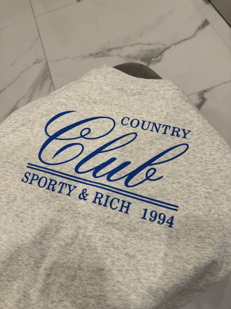 Свитшот Sporty & Rich оригинал худи толстовка Ace