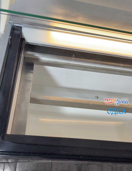 Вітрина-морозилка "Bravo" 1.2 м нержавійка для вагового морозива б/у