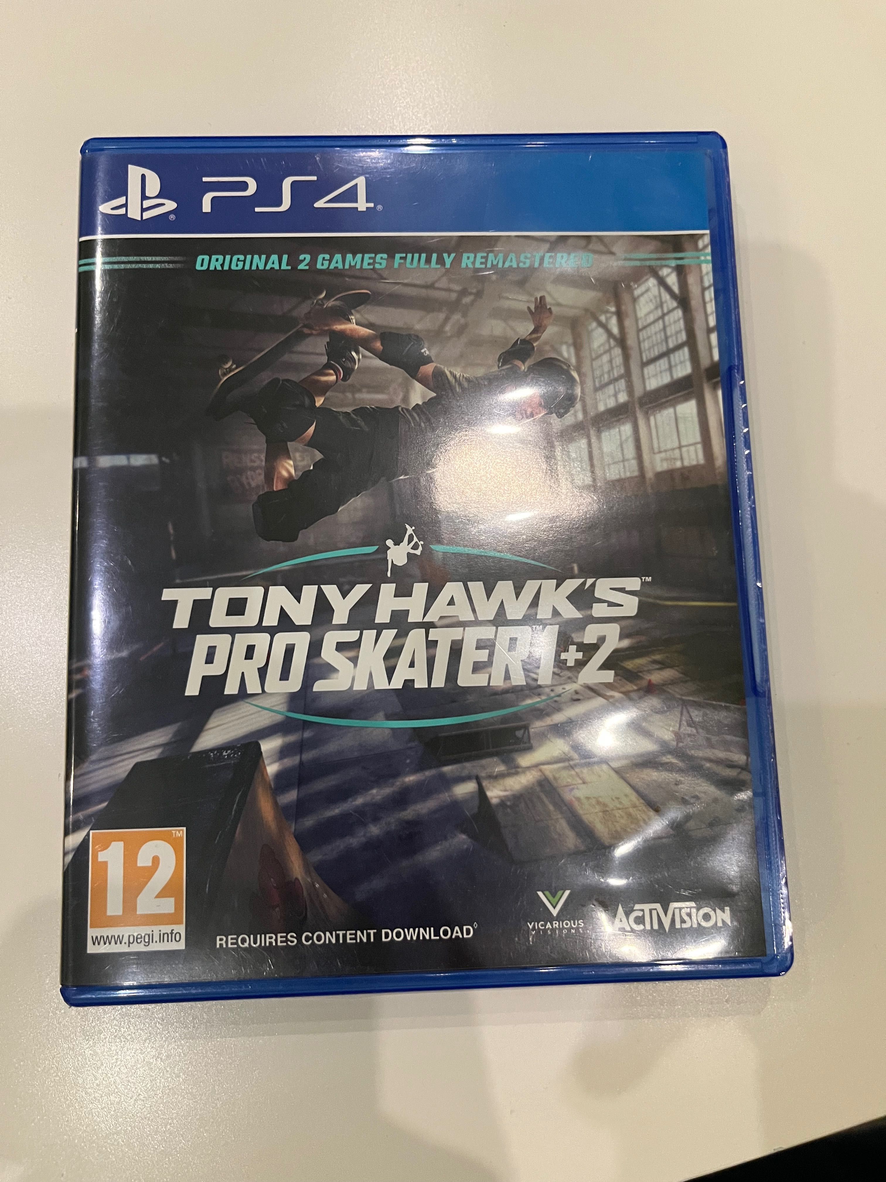 Tony hawk’s pro skater 1+2 na ps4