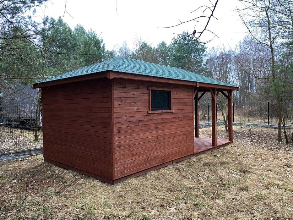 Altana ogrodowa z domkiem narzędziowym Afrodyta 3m x 6m - PRODUCENT
