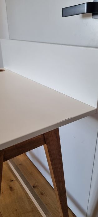 Biurko Ragaba Luka białe dąb 85x50 małe