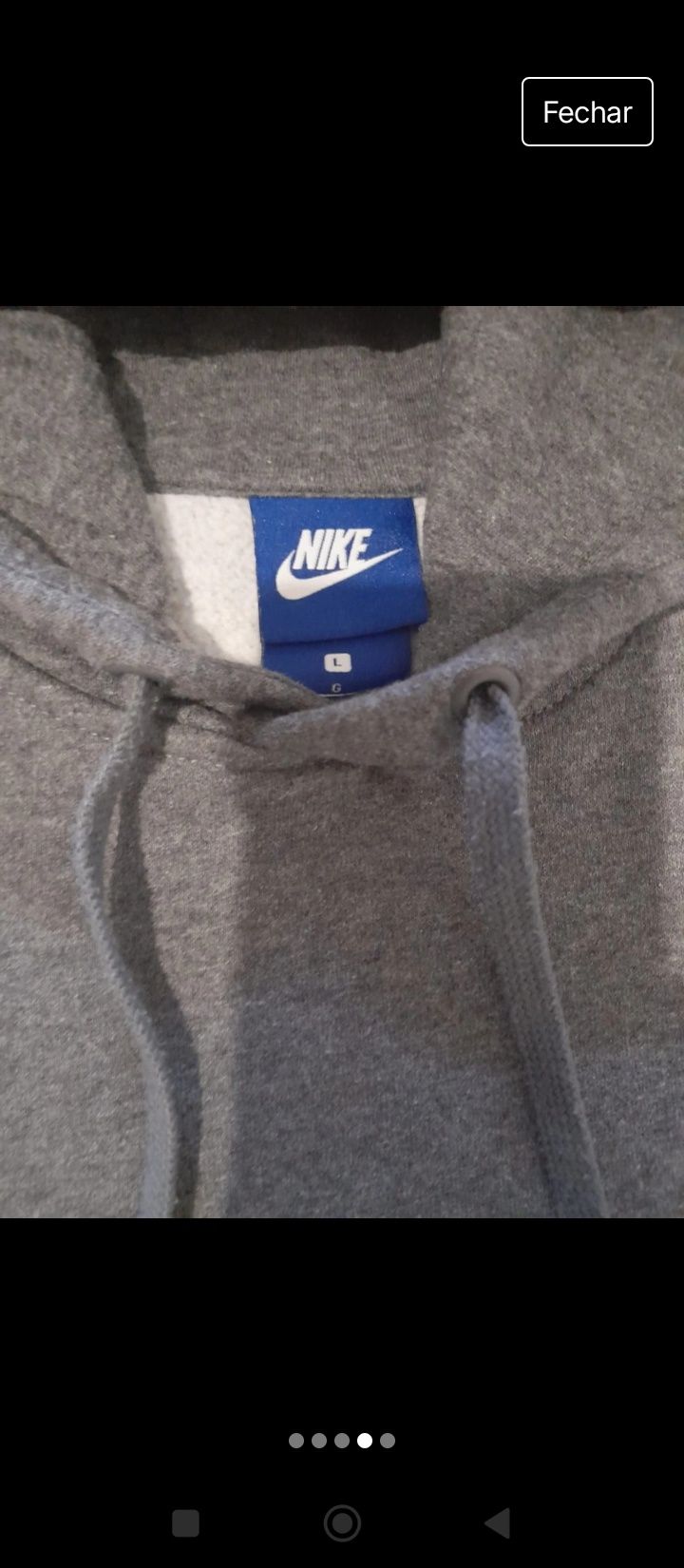 Camisola Hoodie Nike Tamanho L