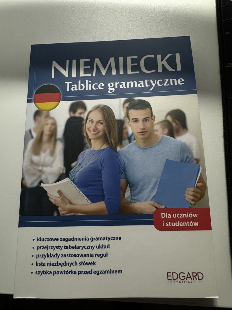 Niemiecki nie gryzie A1 A2 tablice gramatyczne