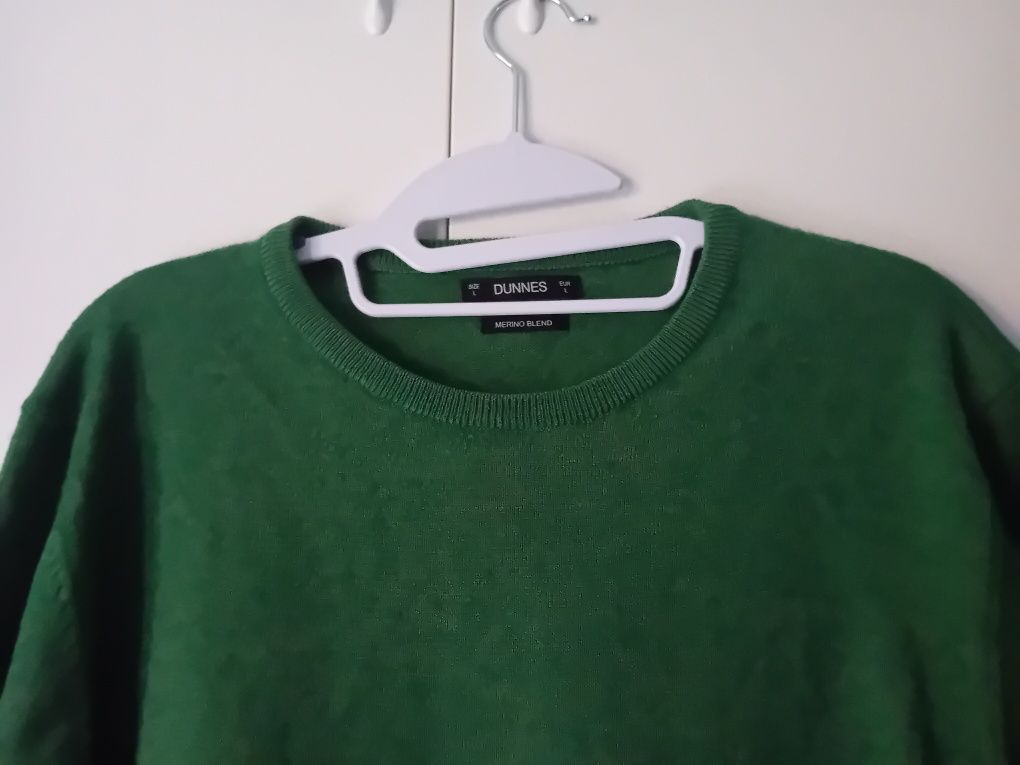 Wełniany cienki sweter merino